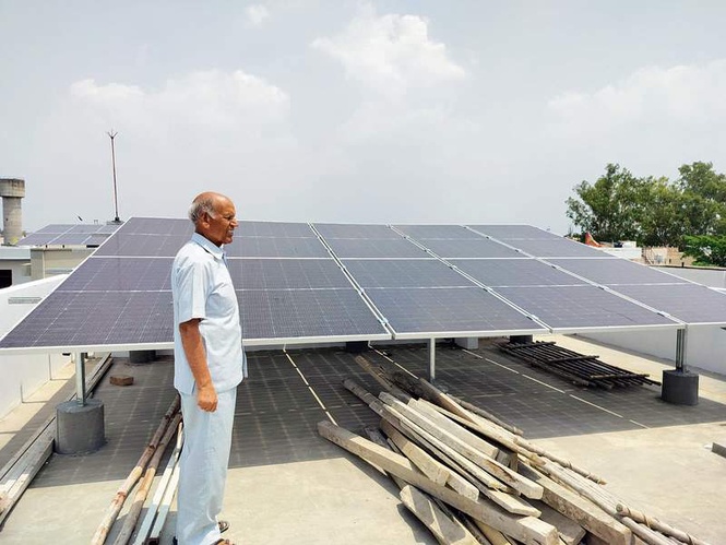 Image from: Muft Bijli Yojana: Kurukshetra, Ambala, Kaithal lead as rooftop solar push gathers momentum