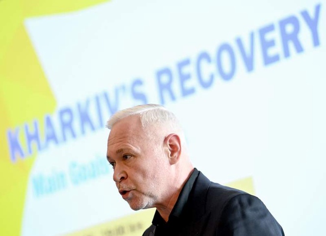 Image from: Several injured in Russian airstrike on Ukraine's Kharkiv