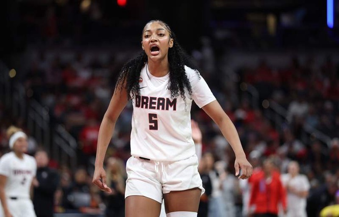 Image from: Caitlin Clark fans hit out at Angel Reese for mimicking Indiana Fever star