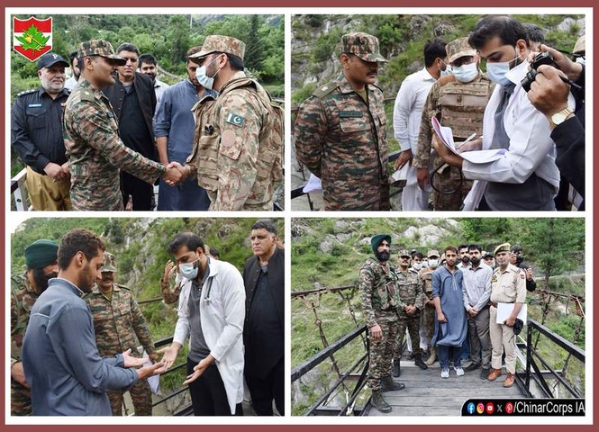 Image from: J&K: Indian army repatriates Pakistani national who crossed LoC by mistake