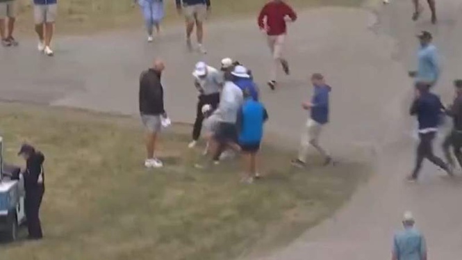 Image from: US Open chiefs issue statement after Rory McIlroy incident left fans screaming