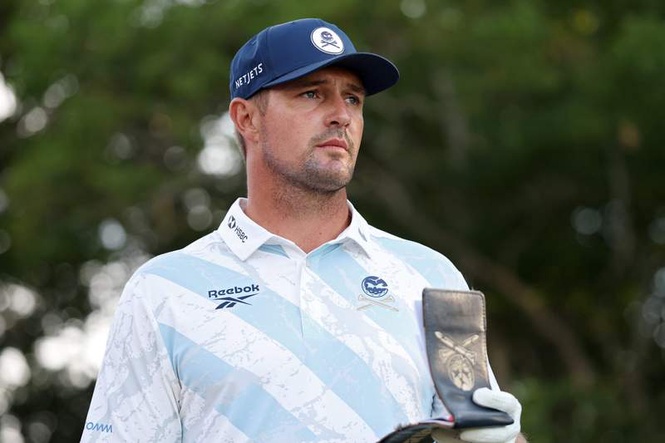 Image from: Bryson DeChambeau reacts after breaking one of his own personal records on day one of the US Open