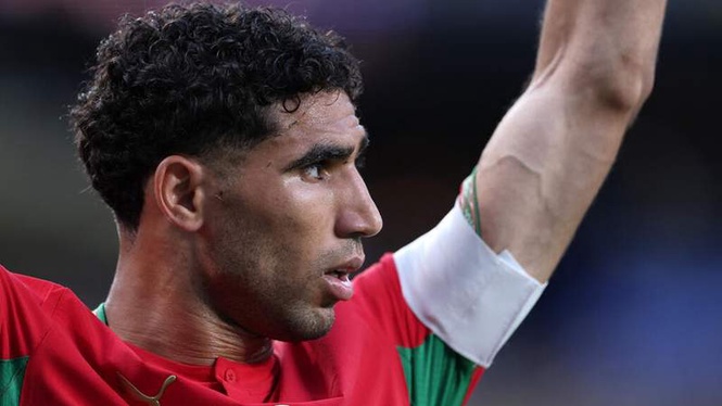 Image from: Moroccan footballer Hakimi to be tried in France for rape, appeals court says