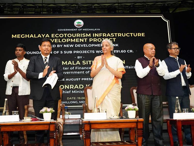 Image from: FM Sitharaman lays foundation stone for Rs 1,246 crore development projects in Meghalaya
