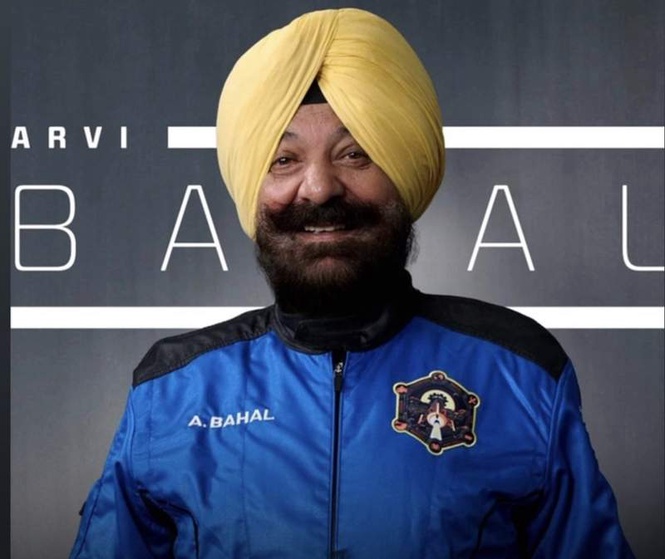 Image from: Arvinder Bahal, first Sikh space traveller, now aims to set foot on US’ star attraction ’The Wave’