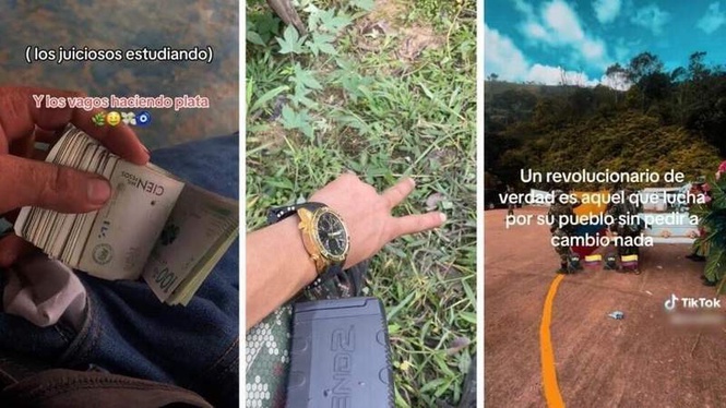 Image from: How armed groups in Colombia are using TikTok to recruit young people