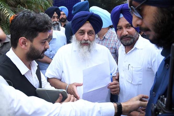 Image from: SAD committee slams Punjab CM for ‘challenging’ Akal Takht’s authority