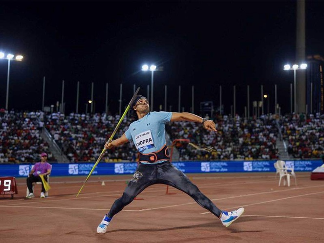 Image from: Doha Diamond League 2026: Neeraj Chopra finishes fourth; qualifies for Commonwealth Games