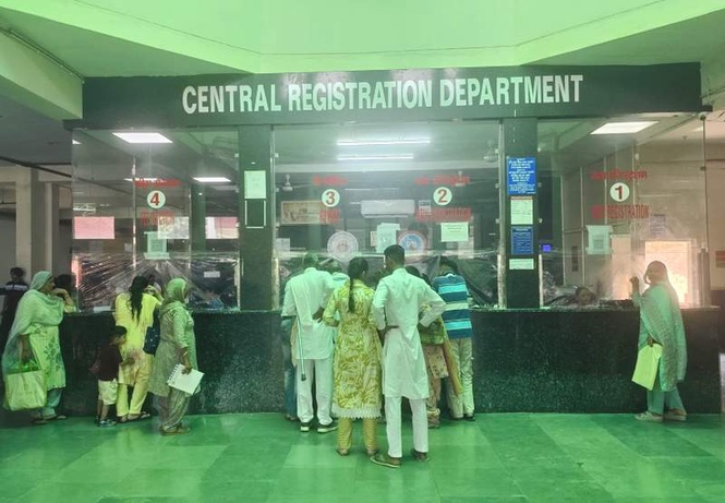 Image from: Not paid for months, Miri Piri Hospital staff still continue to provide services