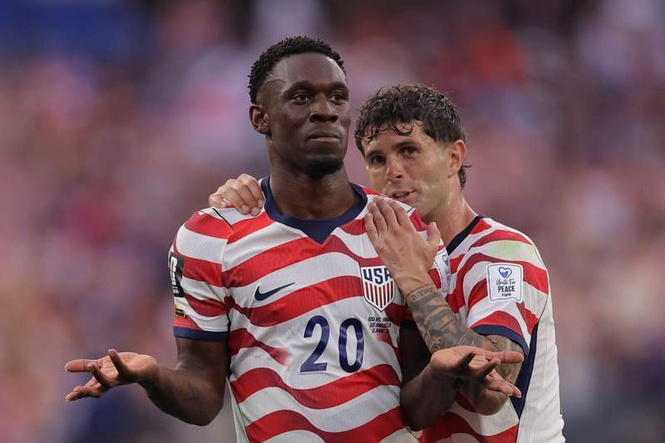 Image from: Christian Pulisic’s verdict on Folarin Balogun as new USMNT star is born at 2026 World Cup