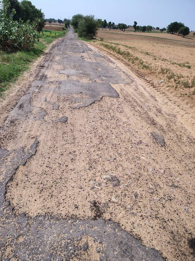 Image from: Bhiwani rural roads in dire straits, activist submits plaint