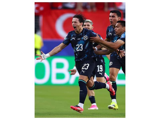 Image from: FIFA World Cup 2026: Paraguay’s Matias Galarza scores tournament’s fastest goal in 64 seconds