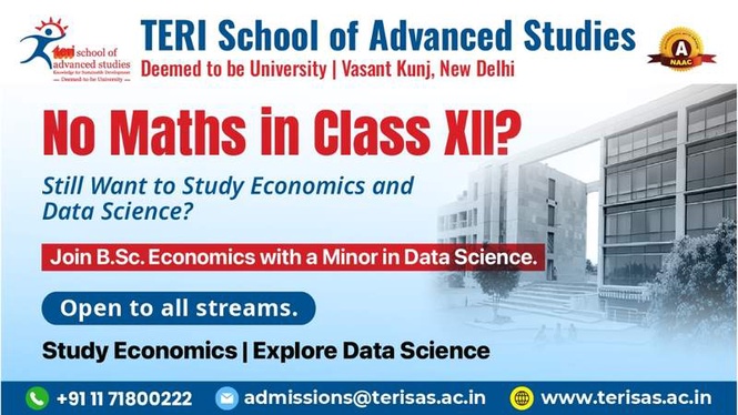 Image from: TERI SAS B.Sc. Economics Programme: Shaping Future-Ready Economists Since 2023