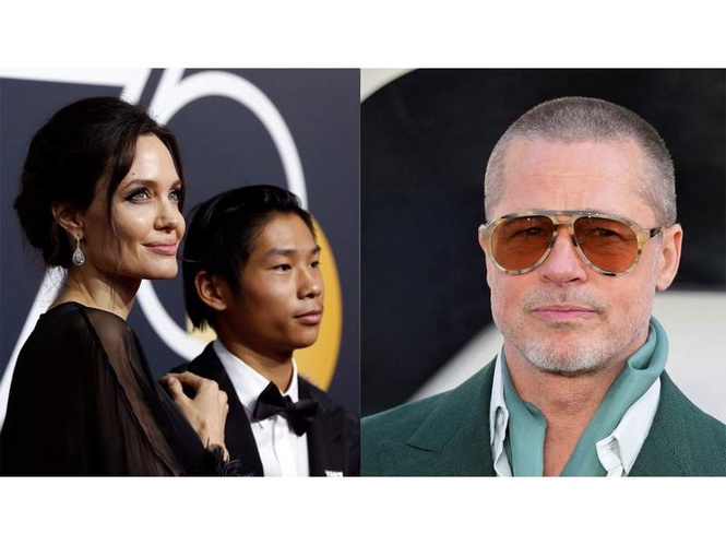 Image from: Pax Jolie-Pitt attends cousin's engagement celebration with Brad Pitt's family