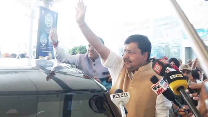 Image from: BJP chief Nitin Nabin arrives in Punjab to boost party cadre for 2027 polls