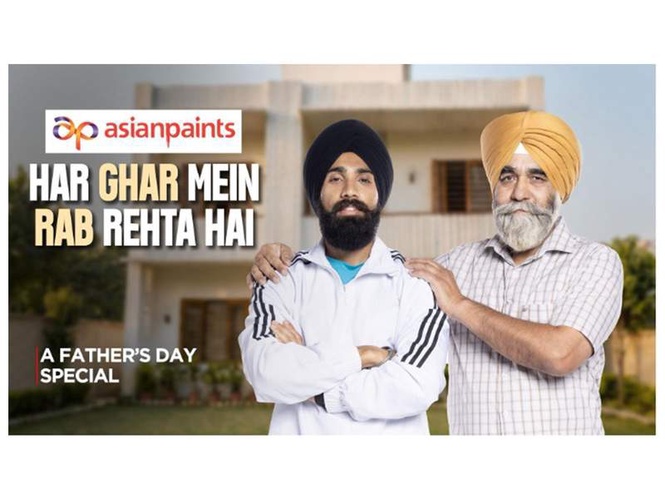 Image from: Before the World Saw a Champion, a Father Saw a Dream: Asian Paints Celebrates Fathers Who Shape Extraordinary Journeys