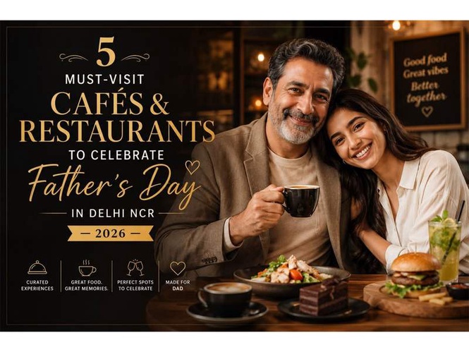 Image from: 5 Must Visit Cafes & Restaurants to celebrate Father’s Day in Delhi NCR – 2026