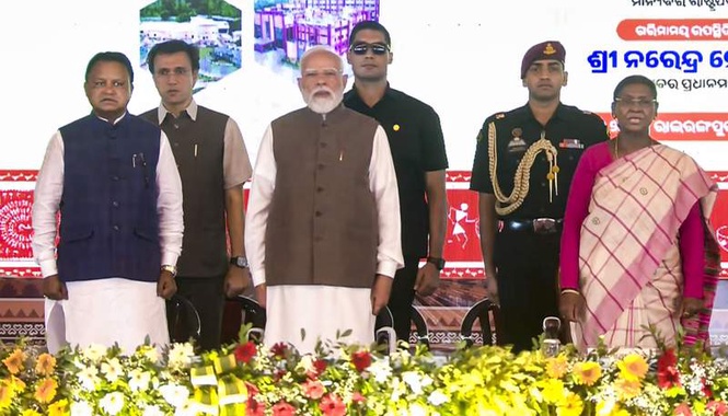 Image from: ’Centre working on Purvodaya policy’: PM Modi unveils projects worth Rs 47,600 crore in Odisha