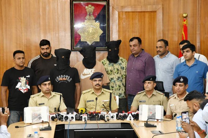 Image from: Chandigarh Police arrest 3 aides of gangster Goldy Dhillon, foil fresh attack