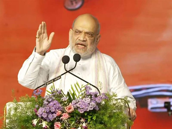 Image from: "Complete dominance over terrorism in Kashmir, North-East became peaceful under PM's tenure": Amit Shah