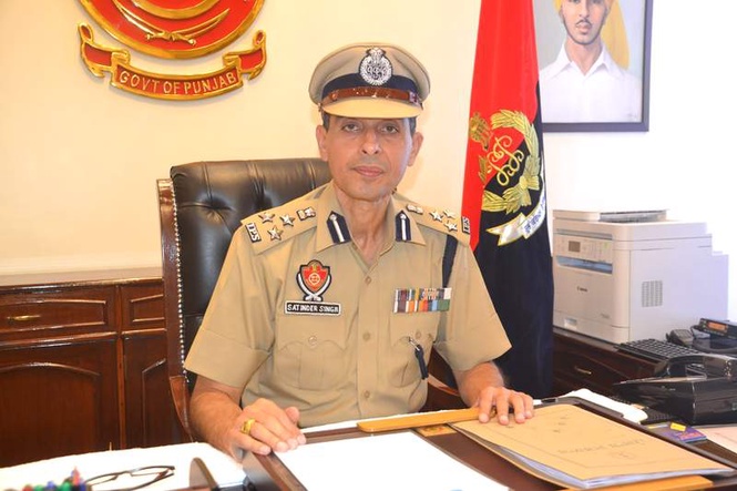 Image from: Satinder joins as CP Jalandhar