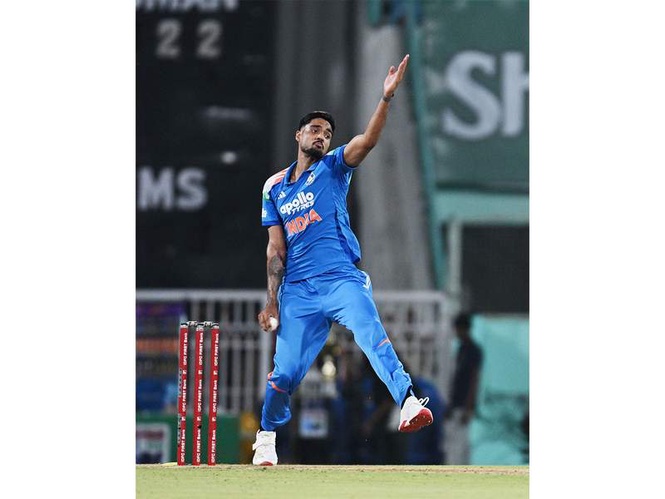 Image from: Gurnoor Brar sets record for most wickets by Indian in three-match ODI series debut