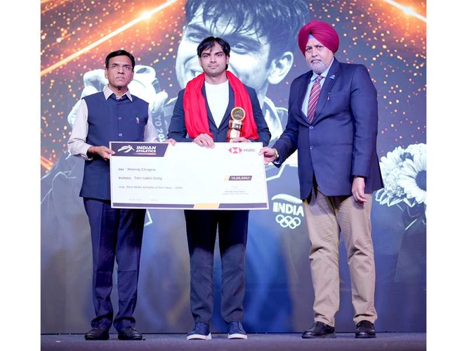 Image from: "Delighted to meet new and old athletes": Neeraj Chopra at AFI awards ceremony