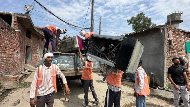 Image from: Radaur civic body removes 80 encroachments from public land