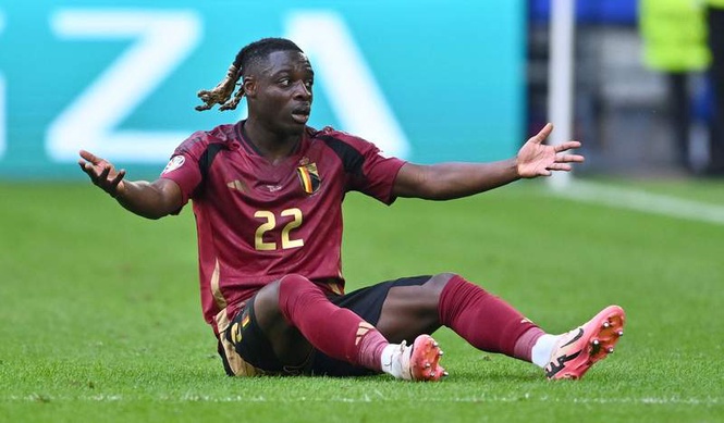 Image from: Doku ruled out of Belgium's World Cup clash with Iran