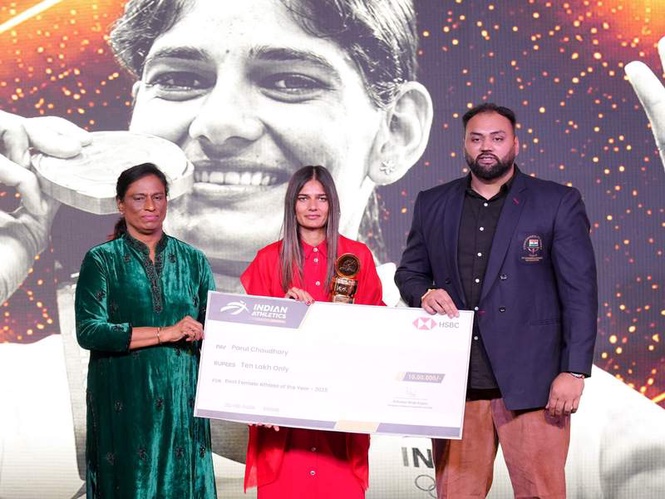 Image from: “It means a lot to me”: Parul Chaudhary eyes strong show in upcoming tournaments after AFI honour