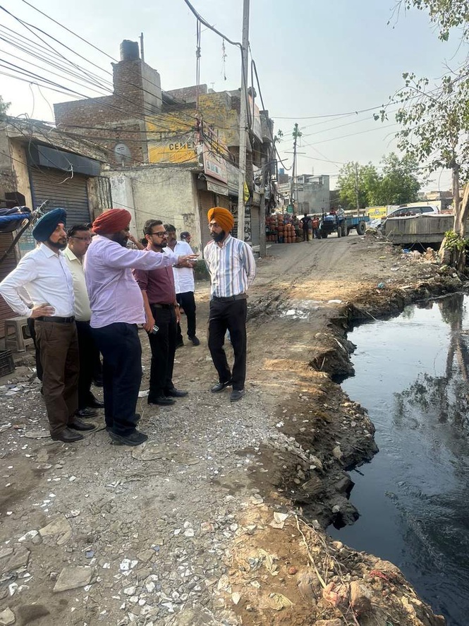 Image from: Ludhiana MC chief takes stock of sanitation, monsoon prep at Dhoka Mohalla