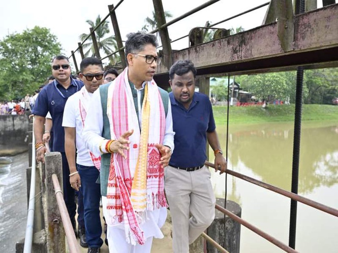 Image from: Assam Irrigation Minister Pijush Hazarika visits key irrigation projects at Boko-Chaygaon