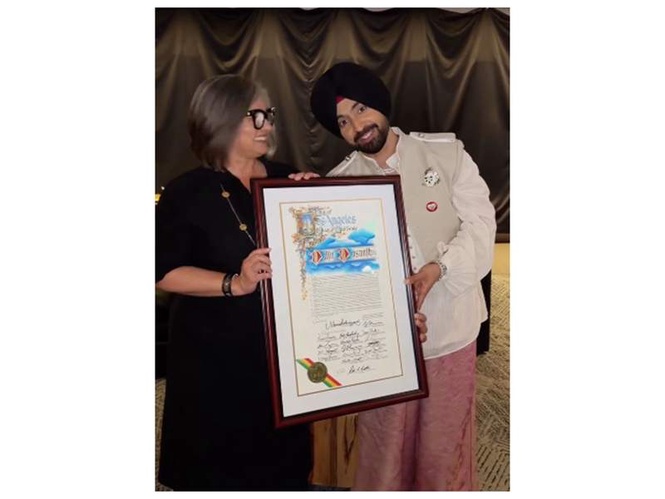 Image from: The singer-actor honoured with official ‘Diljit Dosanjh Day’ in Los Angeles