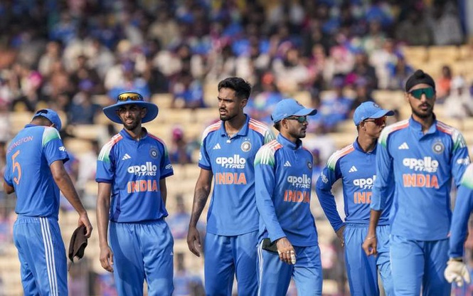 Image from: Rise of tall Brar, Prasidh gives India shot in the arm on road to 2027 ODI WC
