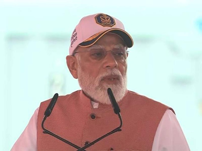 Image from: "India aspires to be Nirmata, will become Nirnayak": PM Modi says 45 large naval platforms under construction
