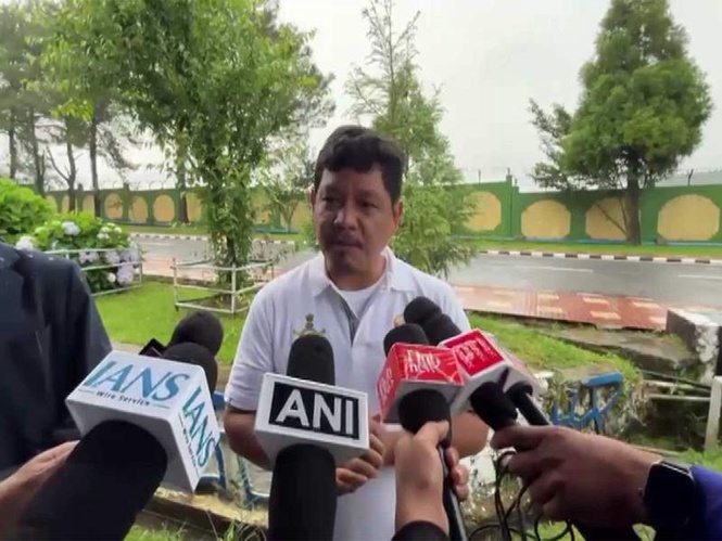 Image from: Meghalaya CM Conrad Sangma thanks PM Modi for global recognition Yoga, lauds Rajnath Singh's participation in Shillong event