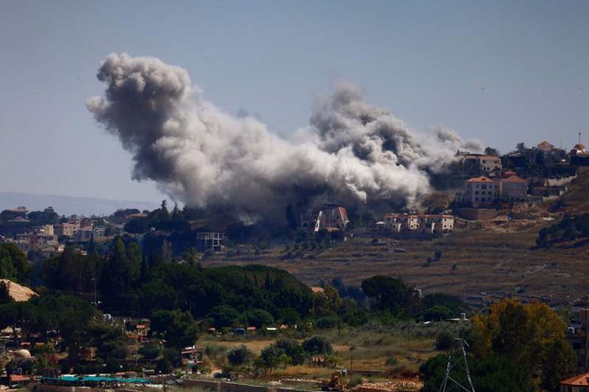 Image from: Seven killed in fresh Israeli attacks in Lebanon