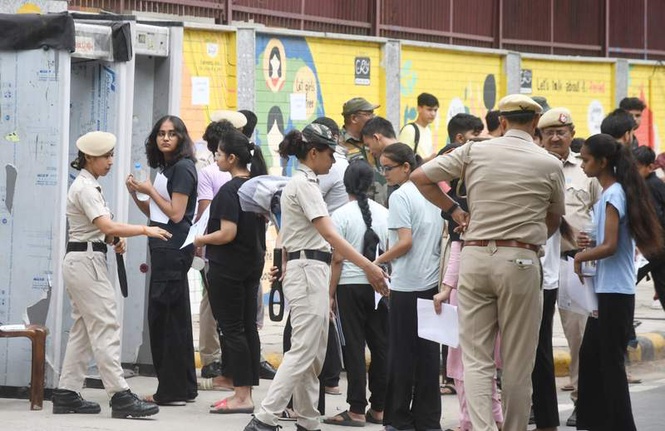 Image from: Candidates across India appear for NEET-UG 2026 re-examination