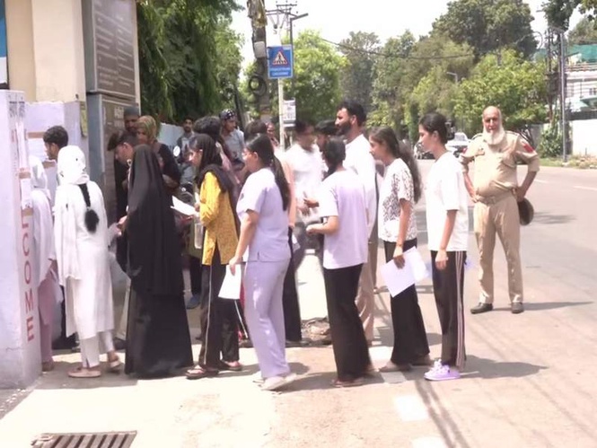 Image from: Parent urges authorities to prevent repeated exam-related issues as NEET re-exam gets underway