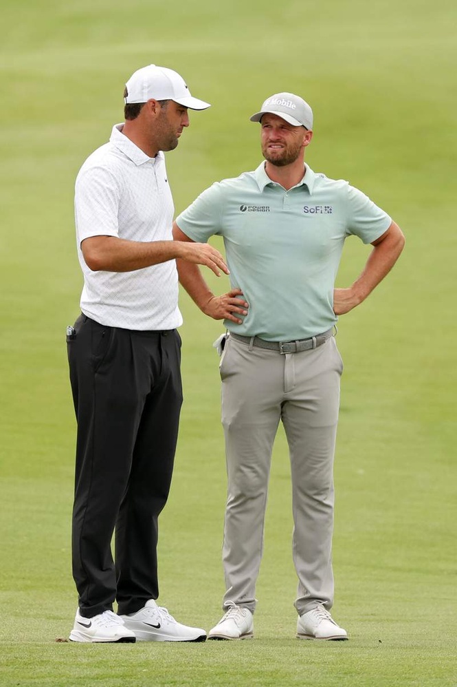 Image from: Scottie Scheffler says whether he actually wants to play with Wyndham Clark on Sunday at the US Open