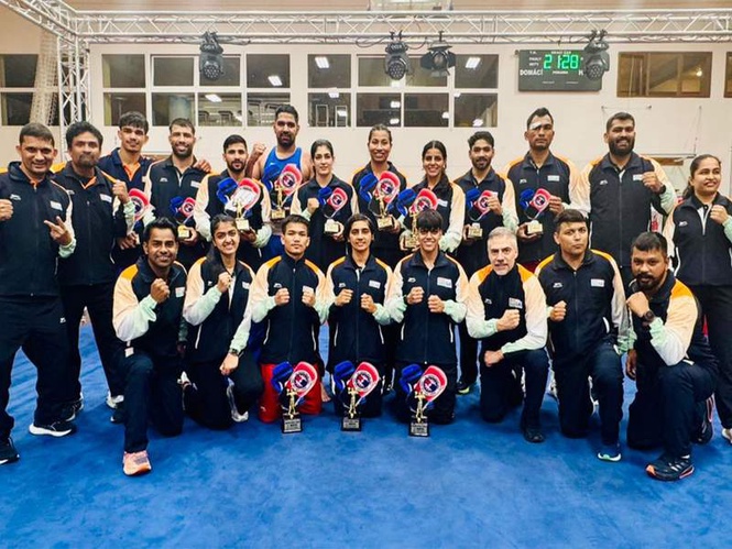 Image from: India Boxers punch their way to 12-medal haul, win eight golds at Usti nad Labem Grand Prix
