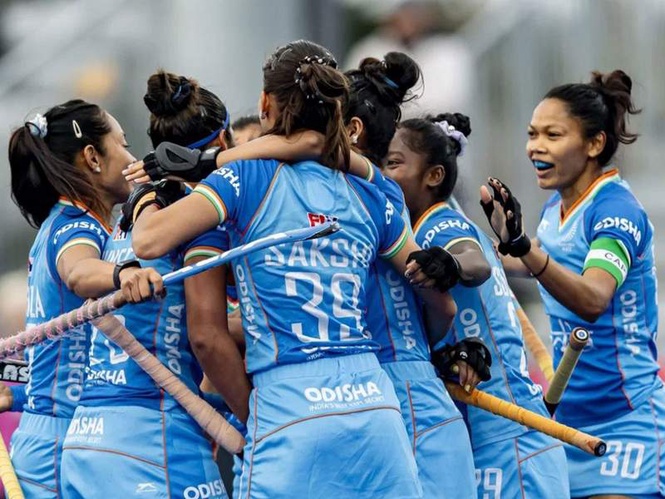 Image from: India win FIH Hockey Women's Nations Cup title, beating hosts New Zealand 2-0