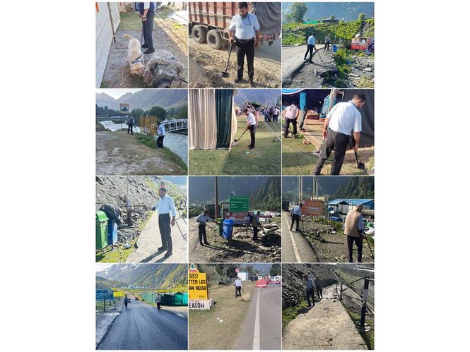 Image from: J-K: Ganderbal Police intensifies security measures ahead of Mela Kheer Bhawani and Amarnath Yatra