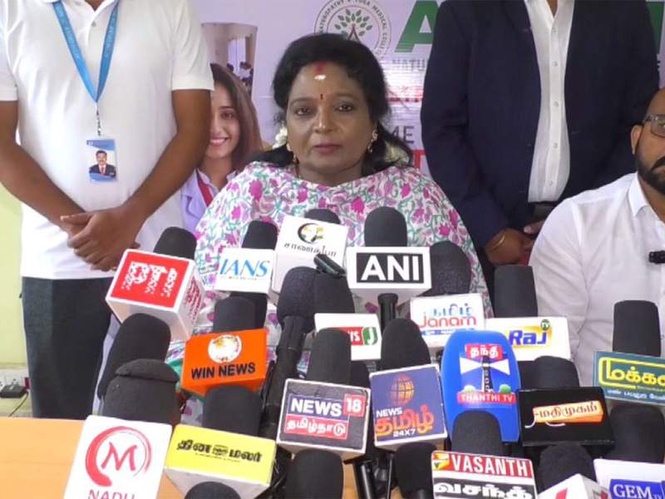 Image from: Tamil Nadu CM should promote yoga awareness across state, says BJP leader Tamilisai Soundararajan