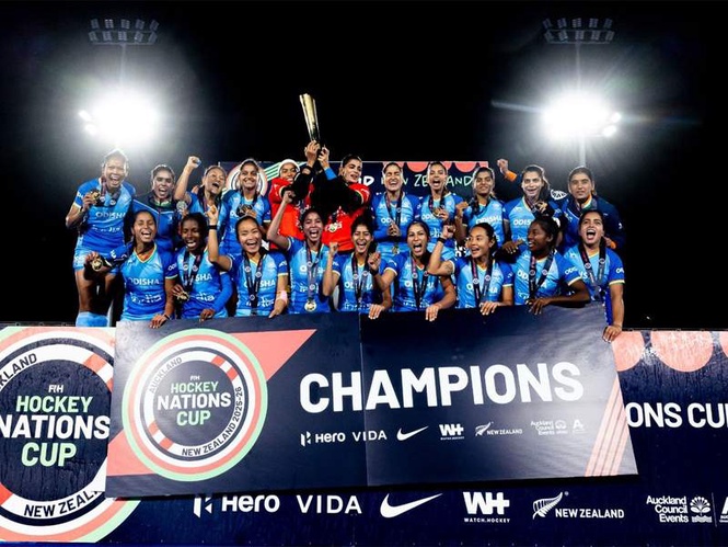 Image from: PM Modi congratulates Indian women’s hockey team on FIH Nations Cup triumph