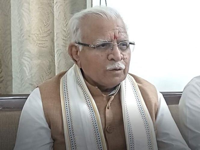 Image from: Special Intensive Revision of voter list in Haryana is proceeding very well: Union Minister Khattar