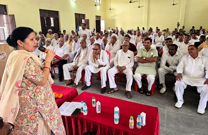 Image from: Congress trains party workers for SIR exercise in Haryana’s Jhajjar