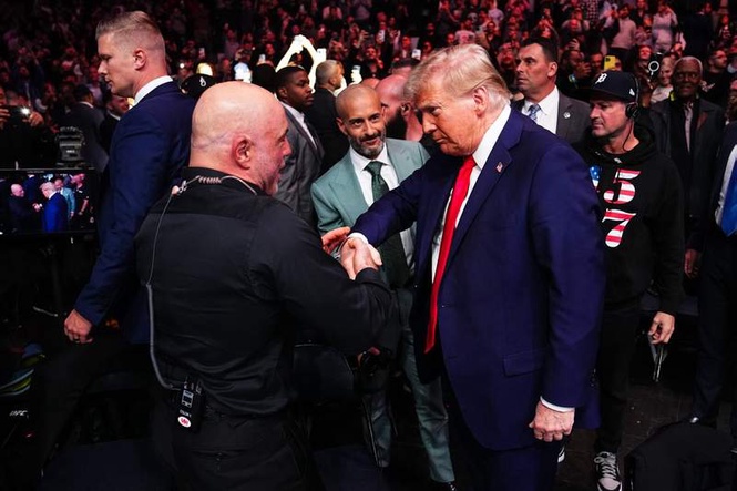 Image from: Joe Rogan reveals Donald Trump’s stunning response to his ‘terrorist attack’ remark at White House