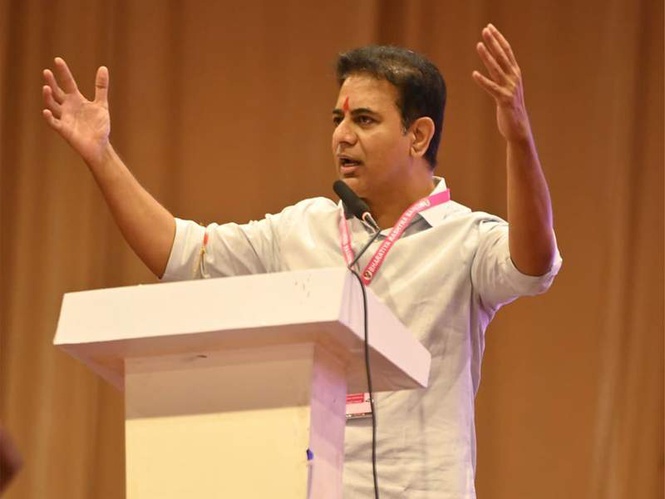 Image from: BJP also supporting Congress government's politics of destruction in name of Musi project, alleges KTR