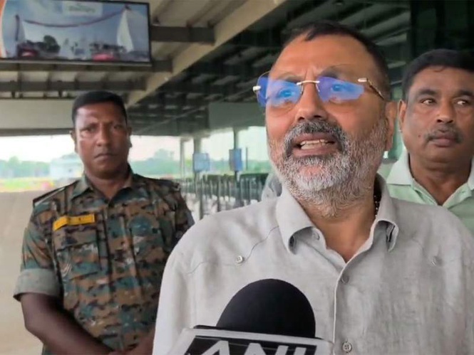 Image from: "If Congress has some courage, it should withdraw its support": BJP MP Nishikant Dubey attacks party amid Jharkhand row